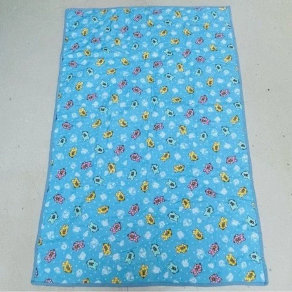 Baby Crib Quilt 32 X 48.5 Unisex Patchwork Floral Dog‎ Bunny Nautical Airplane